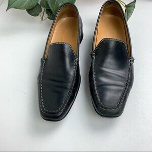 Tod's Loafer Black Leather Driving Shoes